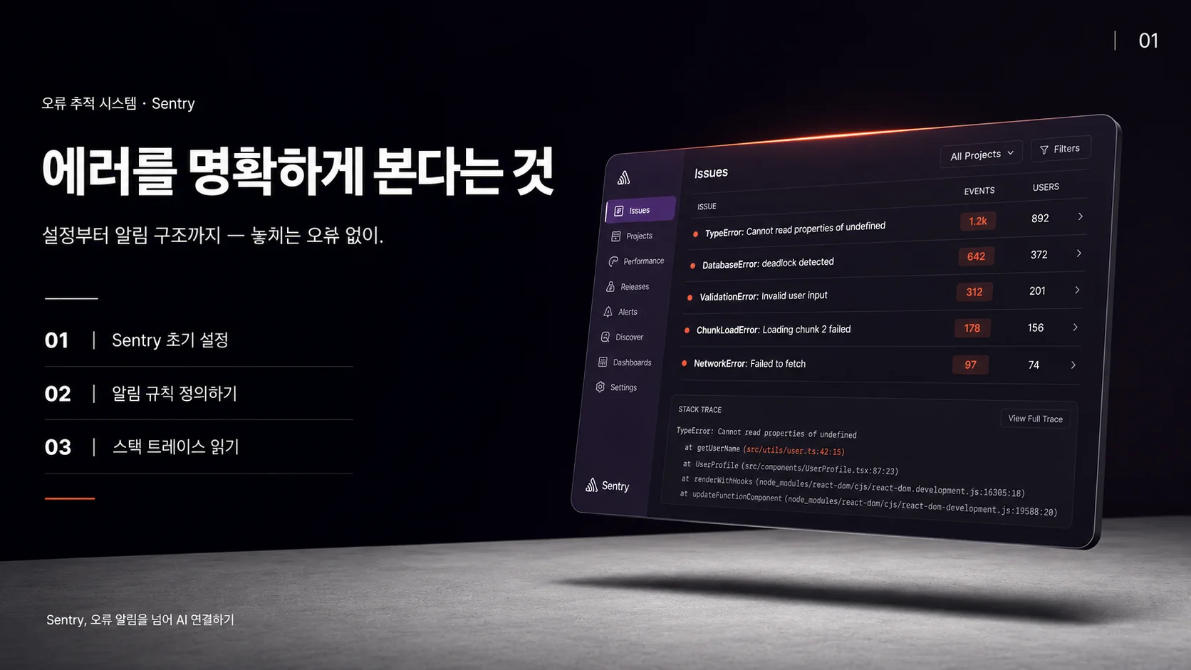 Sentry, 오류 알림을 넘어 AI 연결하기- 1부  